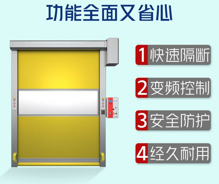 風(fēng)幕機與PVC快速卷簾門聯(lián)動使用在制藥和食品行業(yè)的應(yīng)用縮略圖